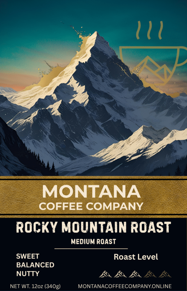 MONTANA.zip - 14 Rocky Mountain Roast – Whole Bean Coffee (12oz)