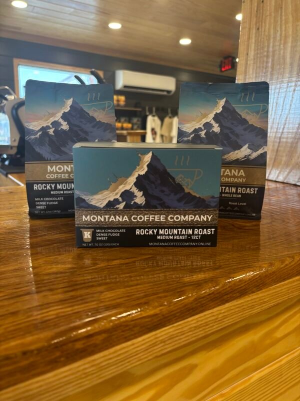 Rocky Mountain Roast Coffee Bundle (2 Bags + 12‑Count K‑Cups)